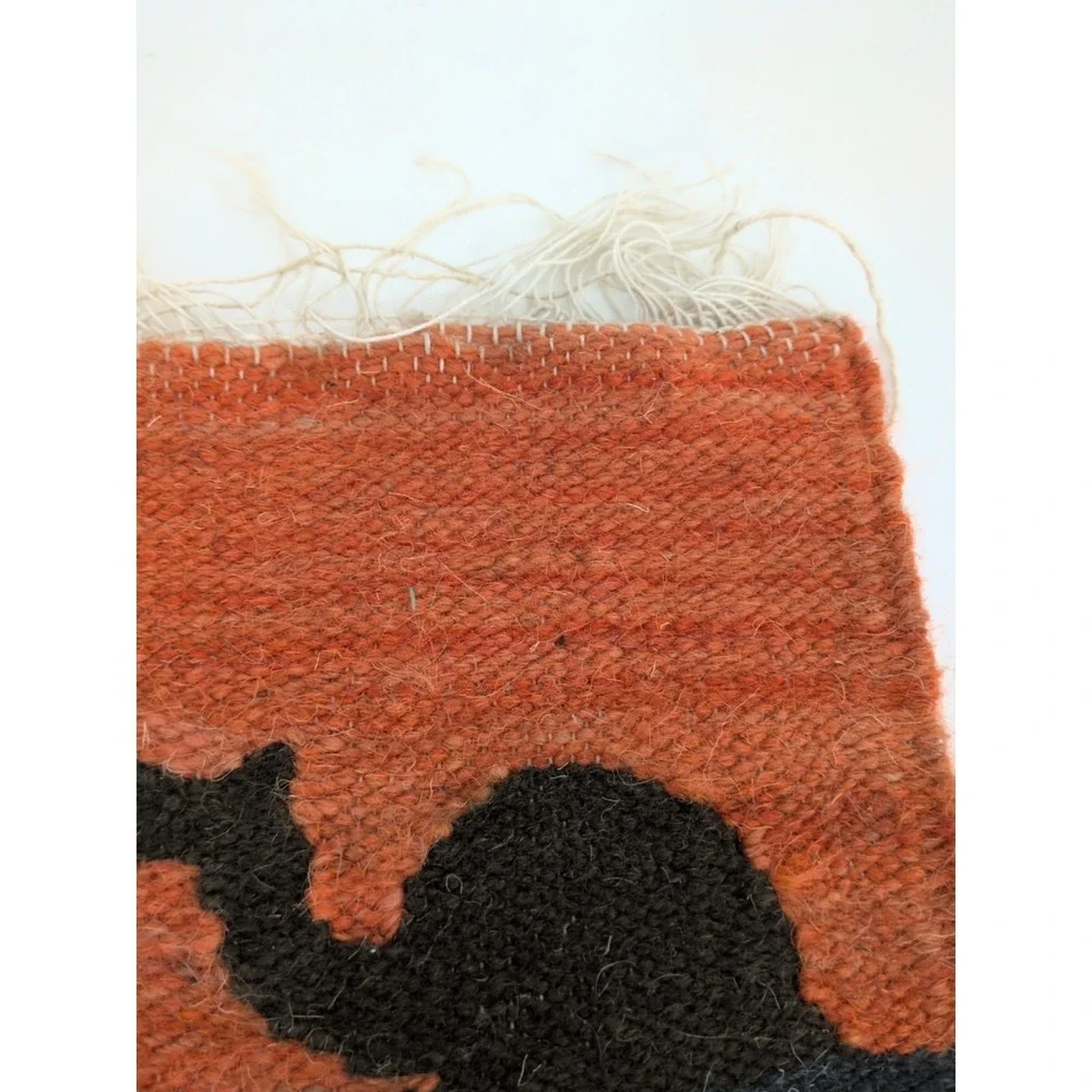 Egyptian Handmade Wool Miniature Rugs Camel Dollhouse Mug Placemat Accent Decor